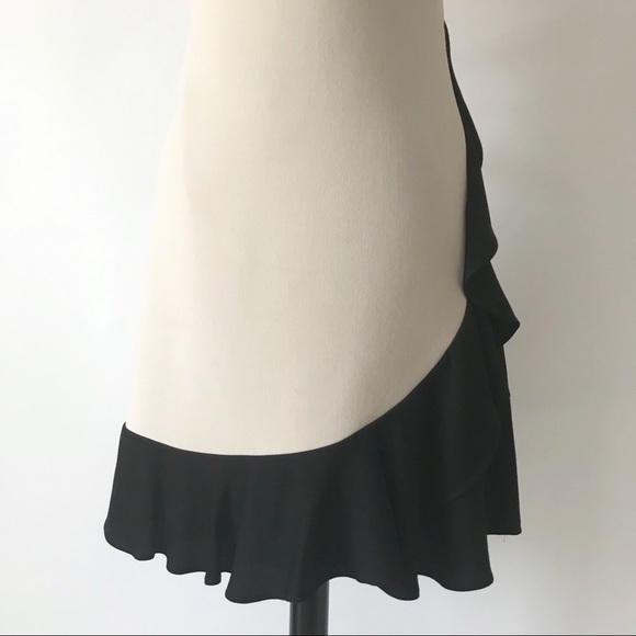 Kate Spade | Color Block Crepe Ruffle Sheath Dress - Picture 9 of 12